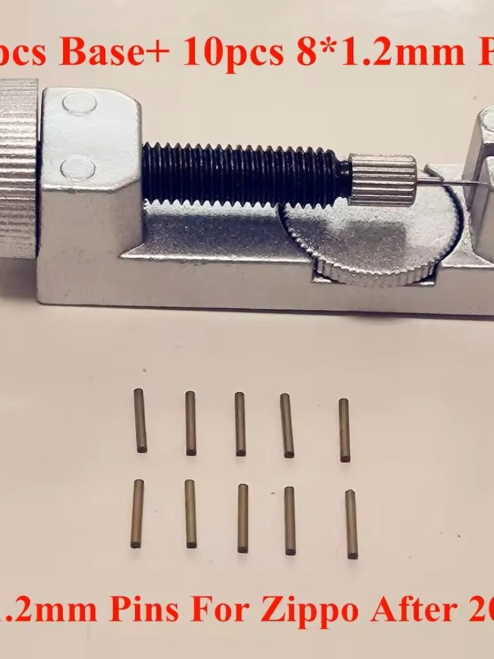 Hinge Pin Base Punch Repair Tool Set for Zippo Lighters